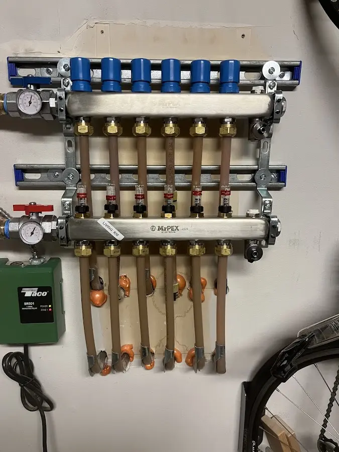 Plumber performing Leak Detection at a residential property in Nixa